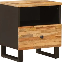 vidaXL Armoire de lit Marron 40 x 33 x 46 cm Bois de mangue massif