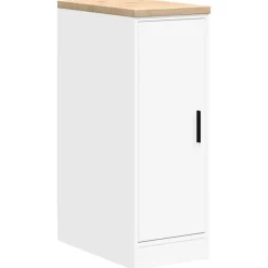 vidaXL Armoire de rangement de garage blanc 30x51x85 cm bois de pin