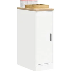 vidaXL Armoire de rangement de garage blanc 30x51x85 cm bois de pin