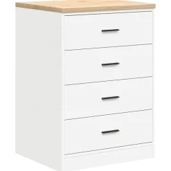 vidaXL Armoire de rangement de garage blanc 60x51x85 cm bois de pin