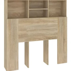 vidaXL Armoire de tête de lit chêne sonoma 100x19x103,5 cm