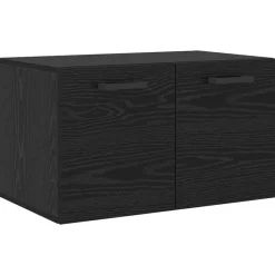 vidaXL Armoire Murale Chêne noir 60 x 36,5 x 35 cm Bois d'ingénierie