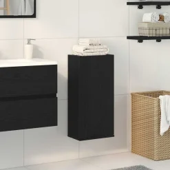 vidaXL Armoire murale Chêne noir 32x20x67 cm Bois d'ingénierie