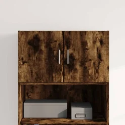 vidaXL Armoire murale chêne fumé 70x42,5x40 cm bois d'ingénierie