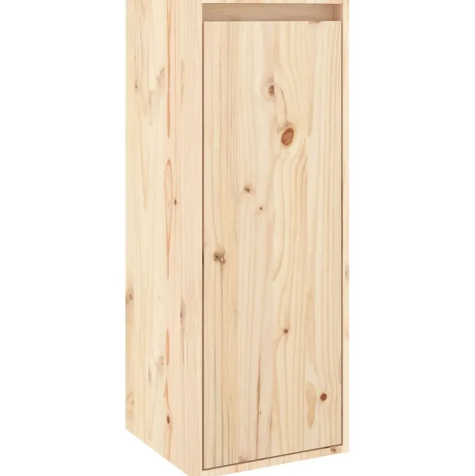 vidaXL Armoire murale 30x30x80 cm Bois de pin massif