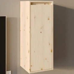 vidaXL Armoire murale 30x30x80 cm Bois de pin massif