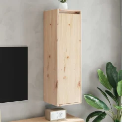 vidaXL Armoire murale 30x30x100 cm Bois de pin massif