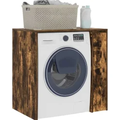vidaXL Armoire pour machine à laver Chêne fumé 87 x 60 x 89 cm