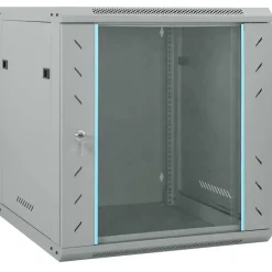 vidaXL Armoire réseau avec stockage Gris 60 x 45 x 65 cm Acier