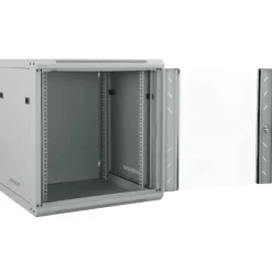 vidaXL Armoire réseau avec stockage Gris 60 x 45 x 65 cm Acier