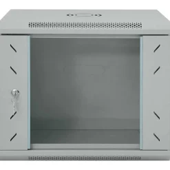 vidaXL Armoire réseau avec stockage Gris 53 x 45 x 45 cm Acier