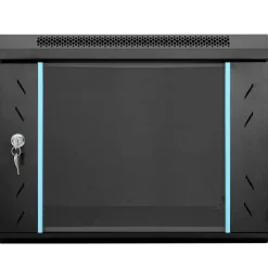 vidaXL Armoire réseau avec stockage Noir 53 x 60 x 45 cm Acier