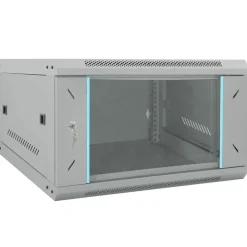 vidaXL Armoire réseau avec stockage Gris 53 x 60 x 30 cm Acier