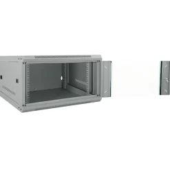 vidaXL Armoire réseau avec stockage Gris 53 x 60 x 30 cm Acier