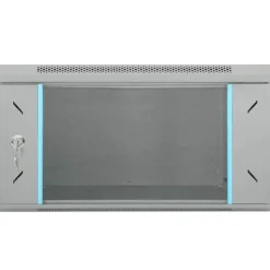vidaXL Armoire réseau avec stockage Gris 53 x 60 x 30 cm Acier