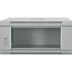 vidaXL Armoire réseau avec stockage Gris 60 x 35 x 28 cm Acier