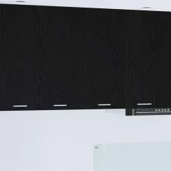 vidaXL Armoire suspendue Chêne noir 80 x 31 x 80 cm Bois d'ingénierie