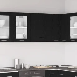 vidaXL Armoire suspendue Chêne noir 50 x 31 x 60 cm Bois d'ingénierie