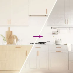 vidaXL Autocollant auto-adhésif pour meuble argenté 90x500 cm PET