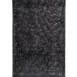 vidaXL Autocollants auto-adhésifs pour meuble noir marbré 90x500cm PVC