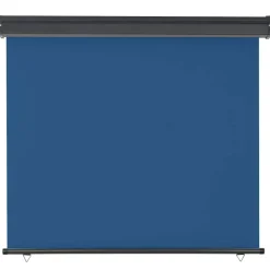 vidaXL Auvent latéral de balcon 125x250 cm Bleu