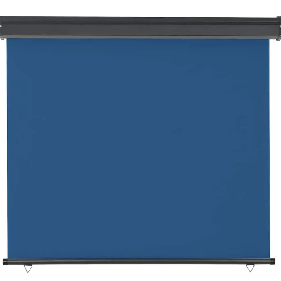 vidaXL Auvent latéral de balcon 125x250 cm Bleu