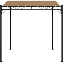 vidaXL Auvent taupe 2x2,3 m 180 g/m² tissu et acier