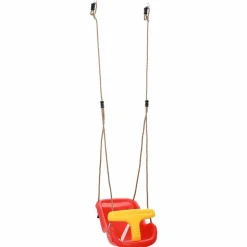 vidaXL Balançoire bébé Rouge 36 x 43 x 42 cm Plastique