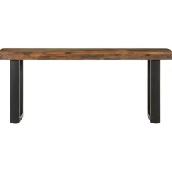 vidaXL Banc 110 cm Bois de récupération solide et acier