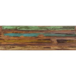 vidaXL Banc 110 cm Bois de récupération solide et acier