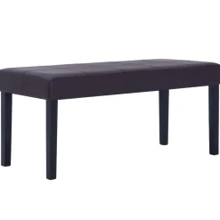 vidaXL Banc 106 cm Marron Similicuir