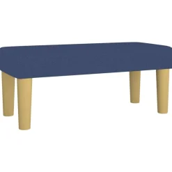 vidaXL Banc Bleu 70x30x30 cm Tissu