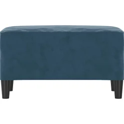 vidaXL Banc Bleu 70x35x41 cm Velours