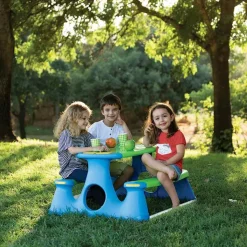vidaXL Banc de pique-nique pour enfants 89,5x84,5x48 cm Polypropylène