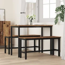 vidaXL Banc de salle à manger Bois ancien 100 x 32,5 x 48,5 cm