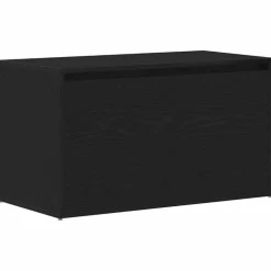 vidaXL Banc d'entrée Chêne noir 80 x 40 x 45 cm Bois d'ingénierie