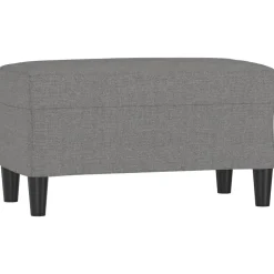 vidaXL Banc Gris foncé 70x35x41 cm Tissu
