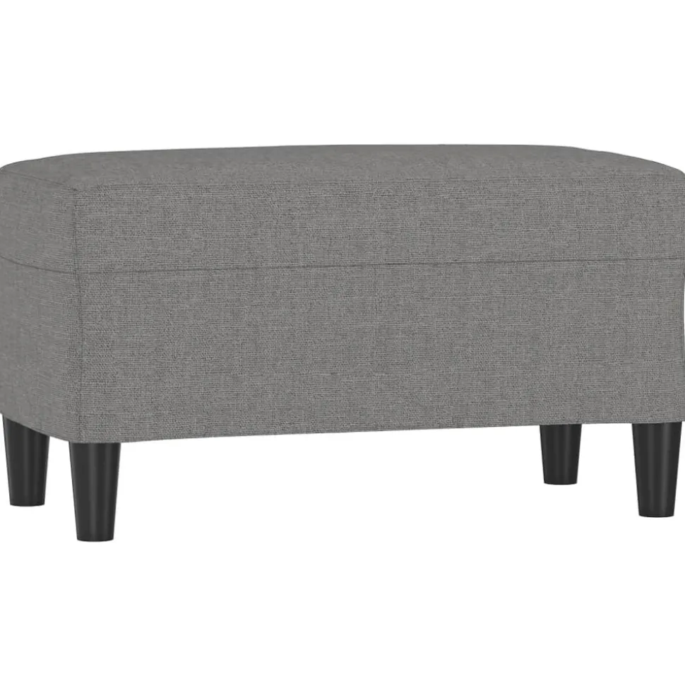 vidaXL Banc Gris foncé 70x35x41 cm Tissu