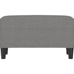 vidaXL Banc Gris foncé 70x35x41 cm Tissu