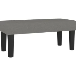 vidaXL Banc Gris foncé 70x30x30 cm Tissu