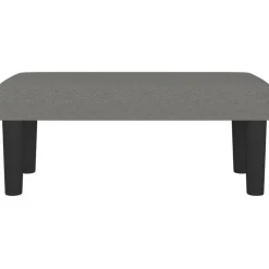 vidaXL Banc Gris foncé 70x30x30 cm Tissu
