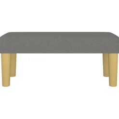 vidaXL Banc Gris foncé 70x30x30 cm Tissu