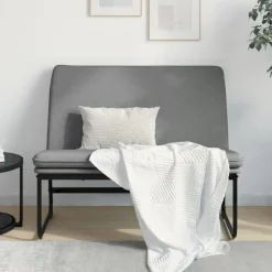 vidaXL Banc Gris foncé 100x75x76 cm Tissu