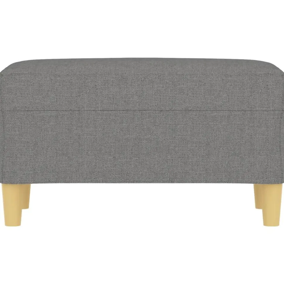 vidaXL Banc Gris foncé 70x35x41 cm Tissu