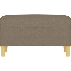 vidaXL Banc Taupe 70x35x41 cm Tissu