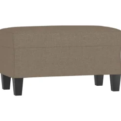 vidaXL Banc Taupe 70x35x41 cm Tissu