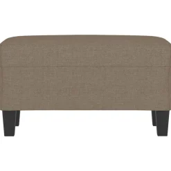 vidaXL Banc Taupe 70x35x41 cm Tissu
