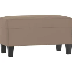 vidaXL Banc Taupe 70x35x41 cm Tissu microfibre