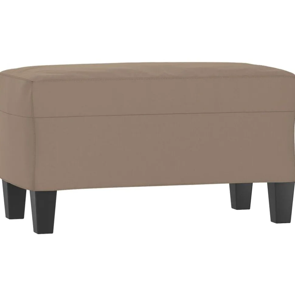 vidaXL Banc Taupe 70x35x41 cm Tissu microfibre