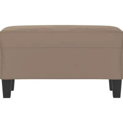 vidaXL Banc Taupe 70x35x41 cm Tissu microfibre